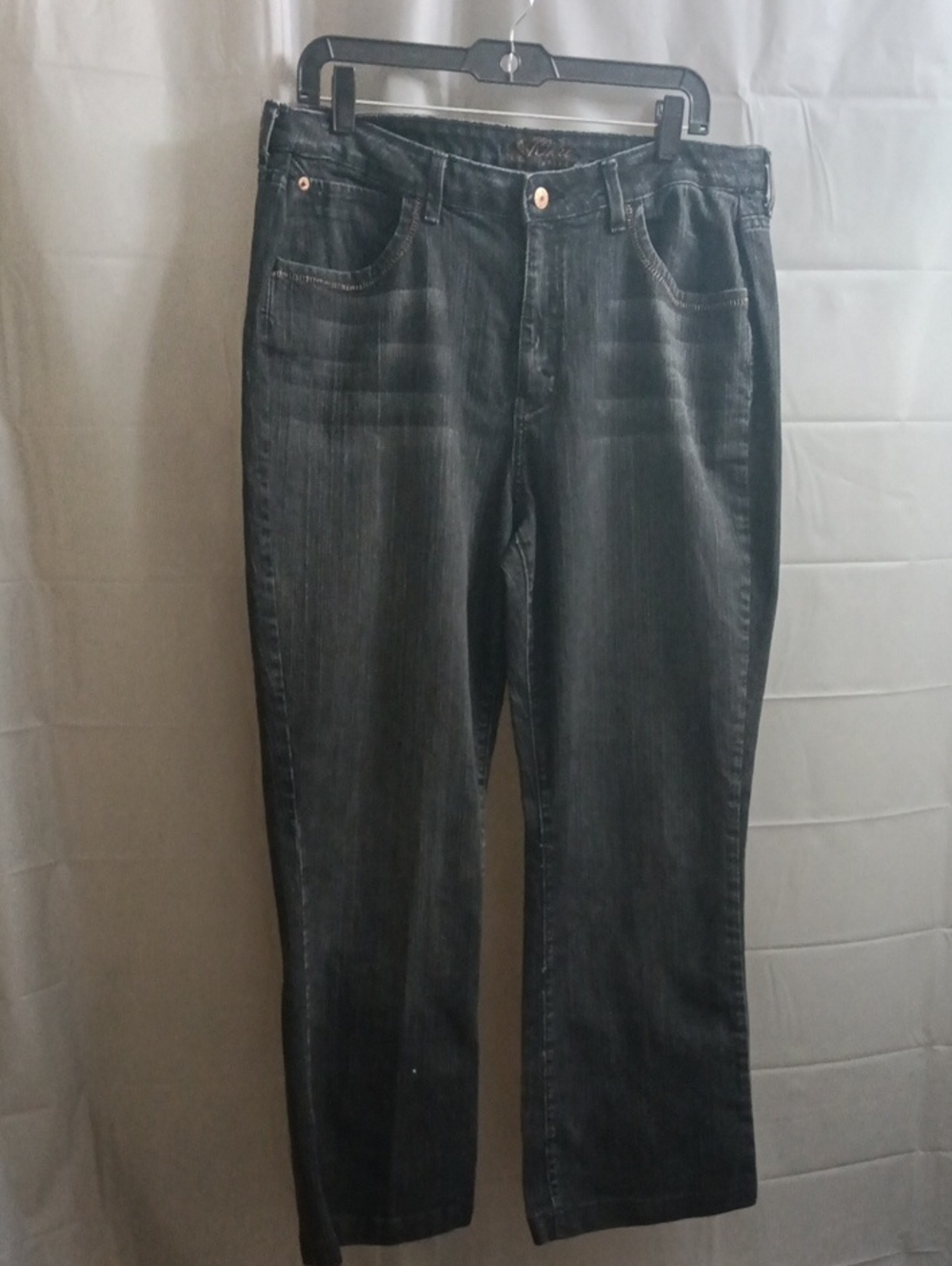 Kikit Women's Off-black Straight-Leg Jeans